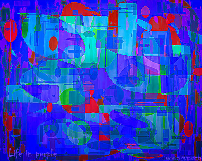 PhiloThilo's tweet photo. Life in purple
PhiloThilo 23/11/2022
#digitalart #lifeinpurple #philothilo https://t.co/T6cHlcGw3E