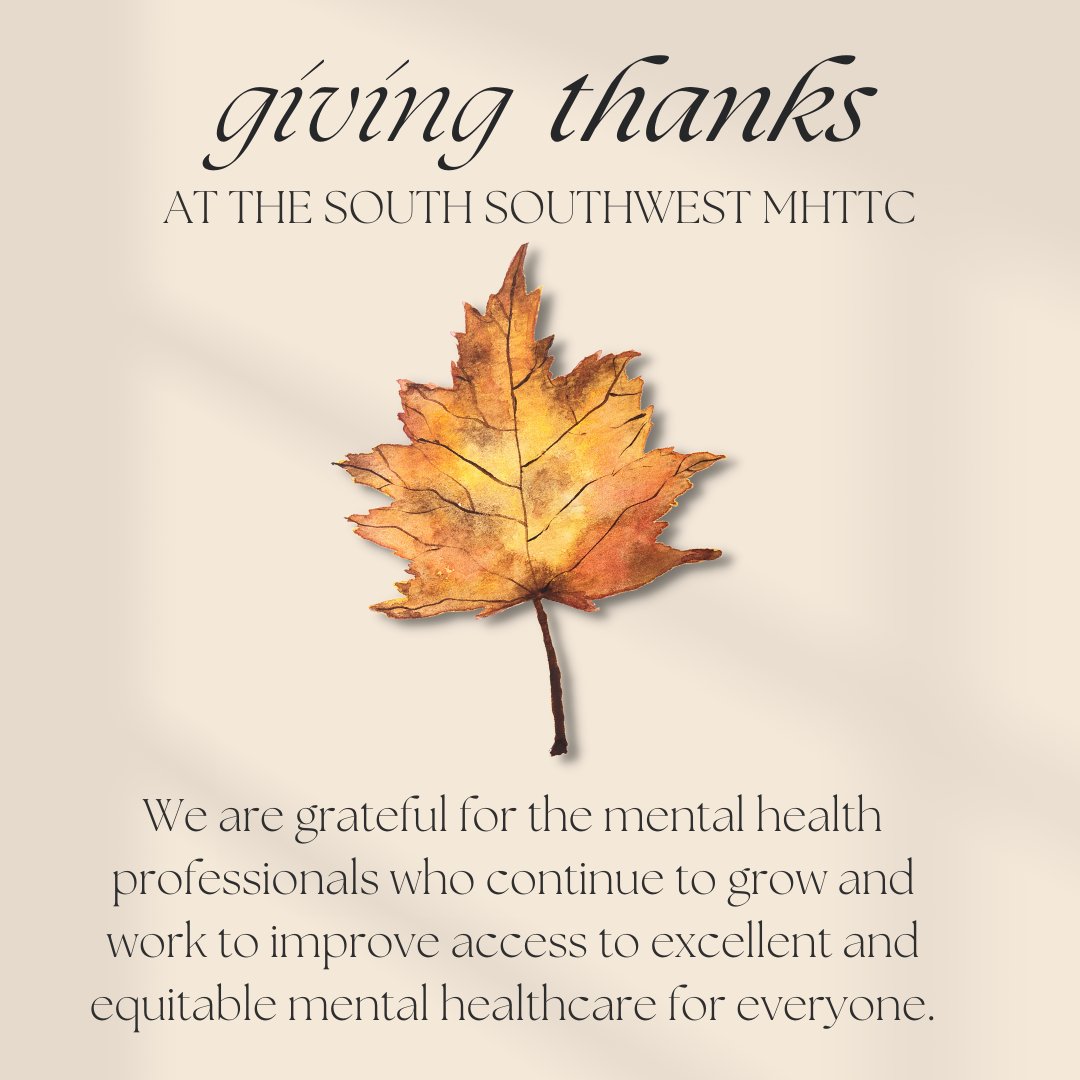 To the mental health professionals that work tirelessly to support the mental health of our communities, your work is making a difference. Mental healthcare should be accessible and excellent for everyone and your work is paving the way. From our team to you and yours, thank you!