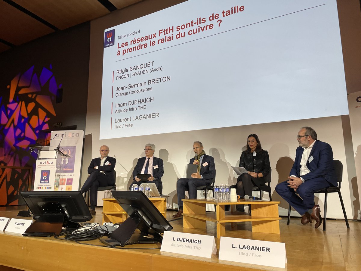 [📢 #AVICCA]
🗣️<a href="/JG_Breton/">Breton Jean-Germain</a> "Orange Concessions pleinement engagé dans le projet de fermeture du cuivre aux côtés des délégants et des collectivités et au bénéfice d'un accès au très haut débit pour tous et partout."