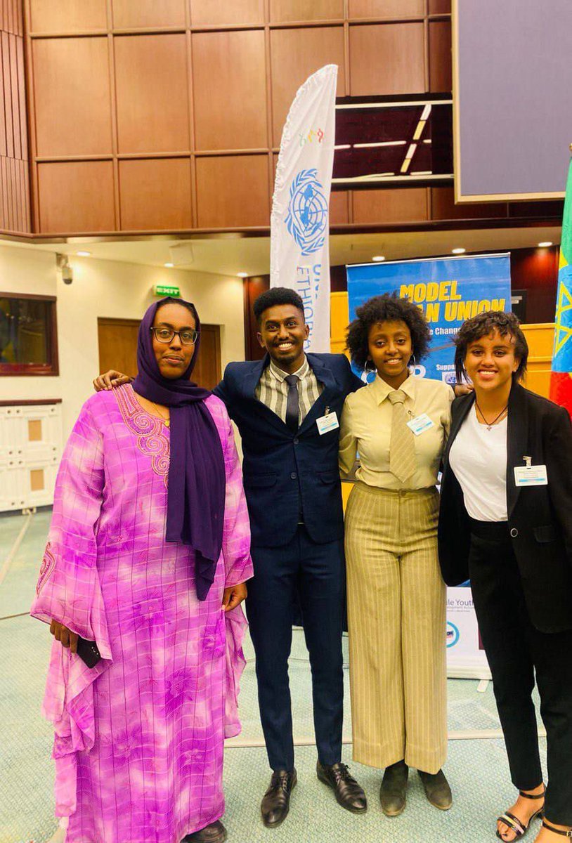 TheYouthPrint's tweet photo. Glad to participate in COP 27 simulation conference organized by #ModelAfricanUnion-#Ethiopia on the theme of “Breaking the Barriers to Meaningful Youth Participation & Inclusion in Advocacy”.Our program lead, Yordanos Getachew represented @TheYouthPrint & debated as #UNEP Rep. https://t.co/VnDnl5c6Z5