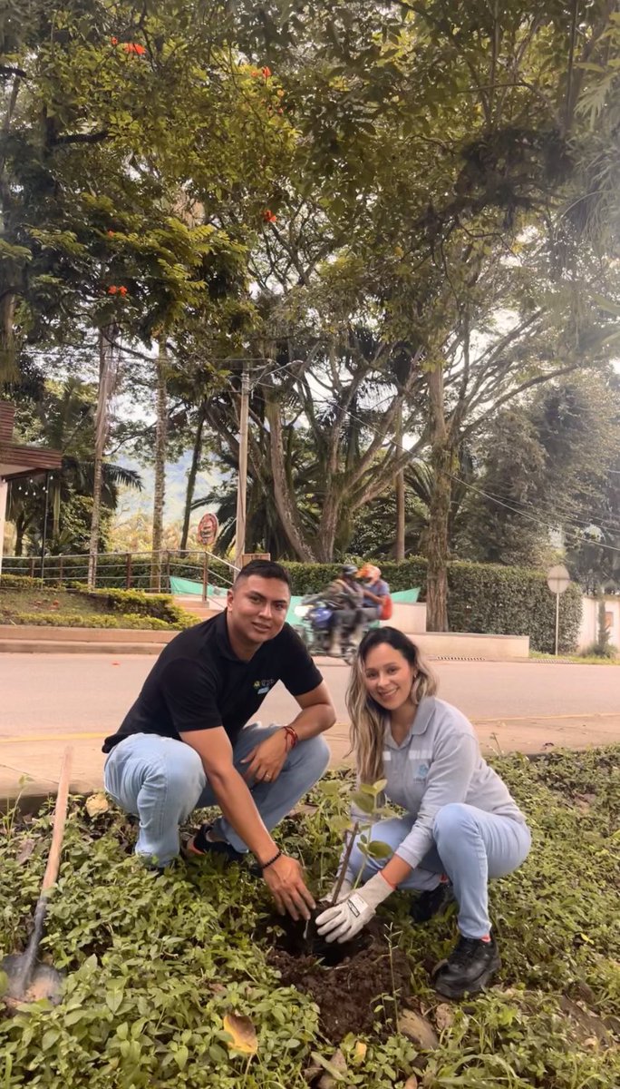 leidy_mazo's tweet photo. Conmemoración a las personas que murieron a causa del COVID-19. 
Una jornada en la que se sembraron 70 árboles en Supía Caldas en alianza con la @GoberCaldas 
El impacto está en la acción, la revolución de las cosas pequeñas. https://t.co/9edmcN29kd