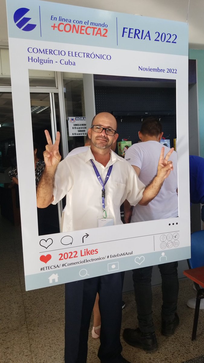 🔴🔴 Ya estamos en Feria¡¡¡¡.... sobre COMERCIO ELECTRONICO 📲 🇨🇺
#Holguin, #ComercioElectronico, #EsteEsMiAzul