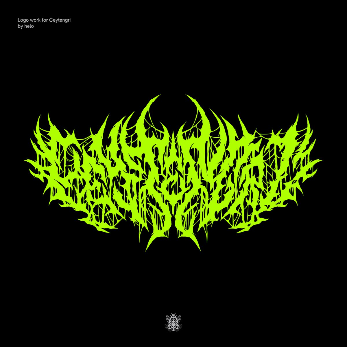 helo13e7's tweet photo. Logo work for @ceytengri 

My first work in Istanbul's local music scene and I'm super grateful to Ceytengri for trusting me on this. It was used live on stage throughout her performance at Babylon. 

October'22, uurhelo https://t.co/pYPCkFM6K7