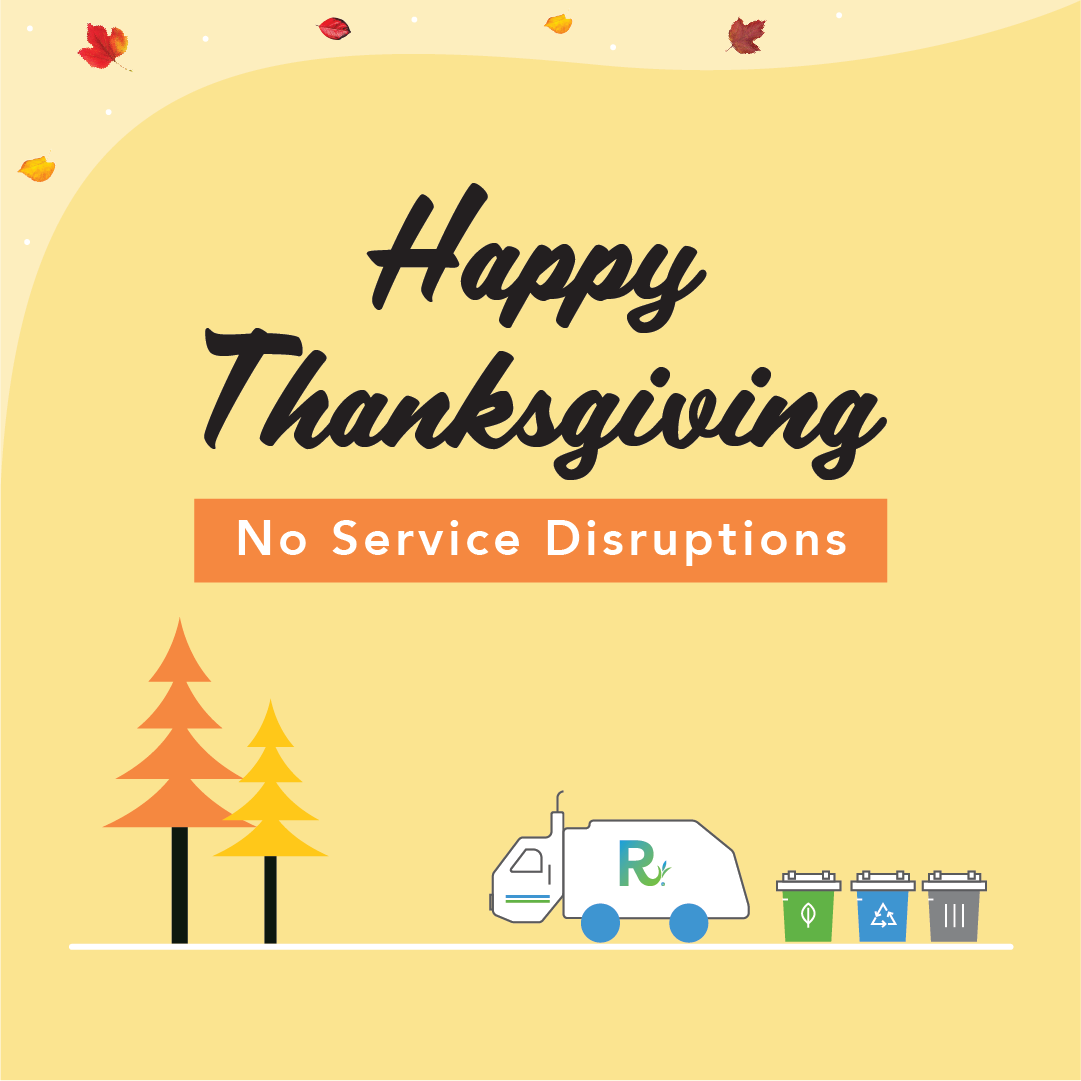 There will be no service disruptions this weekend! We hope everyone has a happy #Thanksgiving 🦃