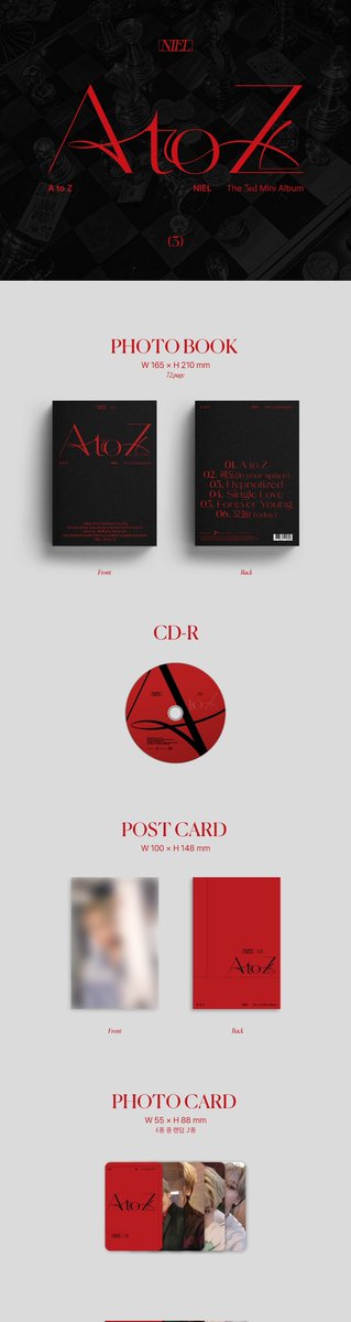 니엘 NIEL The 3rd Mini Album【A to Z】

ALBUM PREVIEW

Release Date 
➫ 2022. 11. 28 12PM(KST)

#니엘 #NIEL #AtoZ