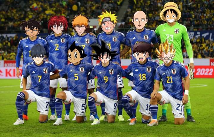 danpack6's tweet photo. @FIFAWorldCup @adidasfootball Japan in the 2nd Half https://t.co/cRKxIOKhEy