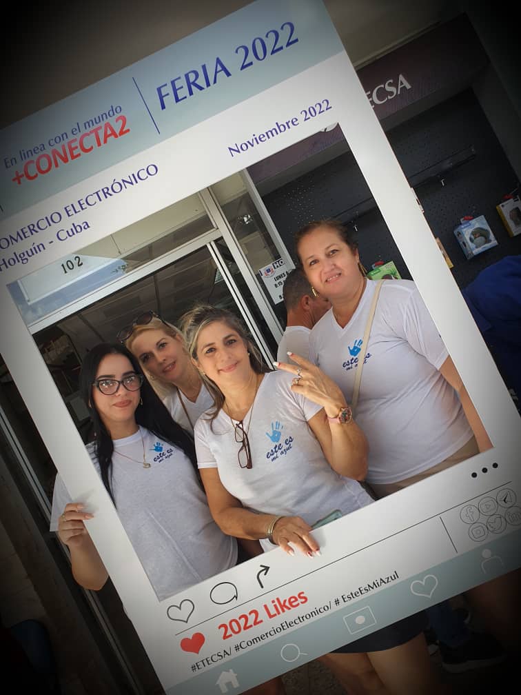Participa activamente #ETECSA en #Holguín en la feria de comercio electrónico de la provincia. #CubaInformatiza #VamosPorMas <a href="/HildaAriasP/">Hilda Arias ❤️🇨🇺</a>