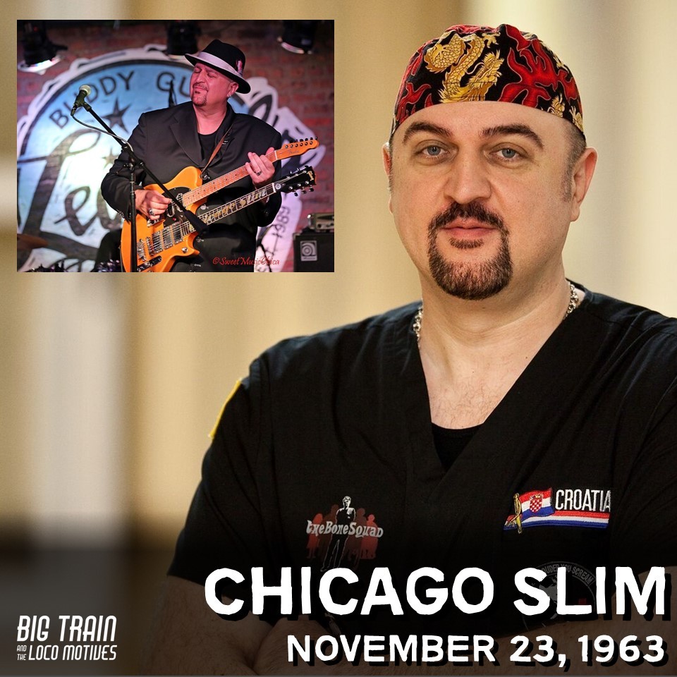 HEY LOCO FANS - Happy birthday to an extraordinary blues guitarist and humanitarian, Daniel Ivankovich, also known known as the Right Reverend Doctor D, 
@DanielIvankovich @ChicacoSlimBlues
#Blues #BluesMusic #BluesGuitar #BigTrainBlues #BluesHistory #humanitarian #ChicagoSlim