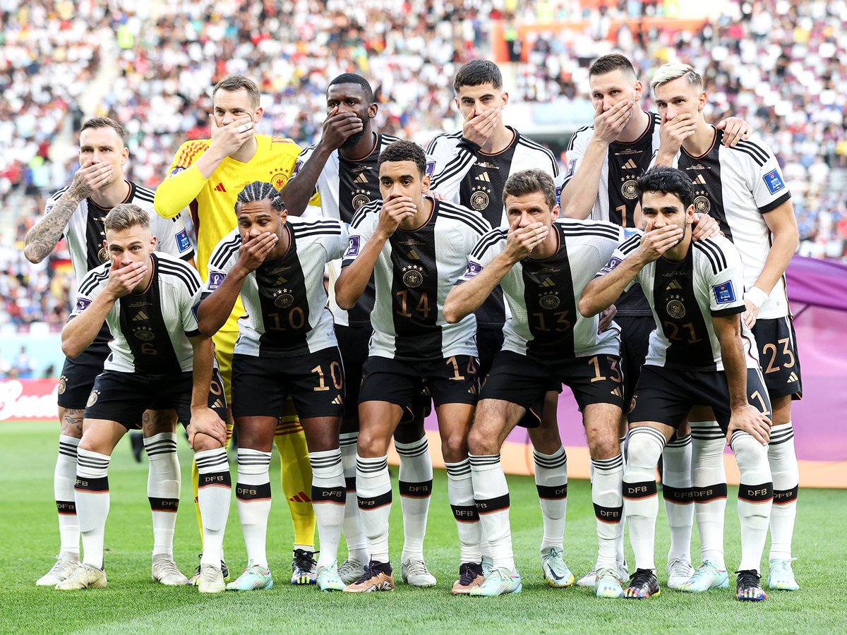 TalhaSamur10's tweet photo. @brfootball Germans after kicking off at the World Cup :🤐 #worldcup #WM2022 #GermanyJapan https://t.co/ytXF6sVidK