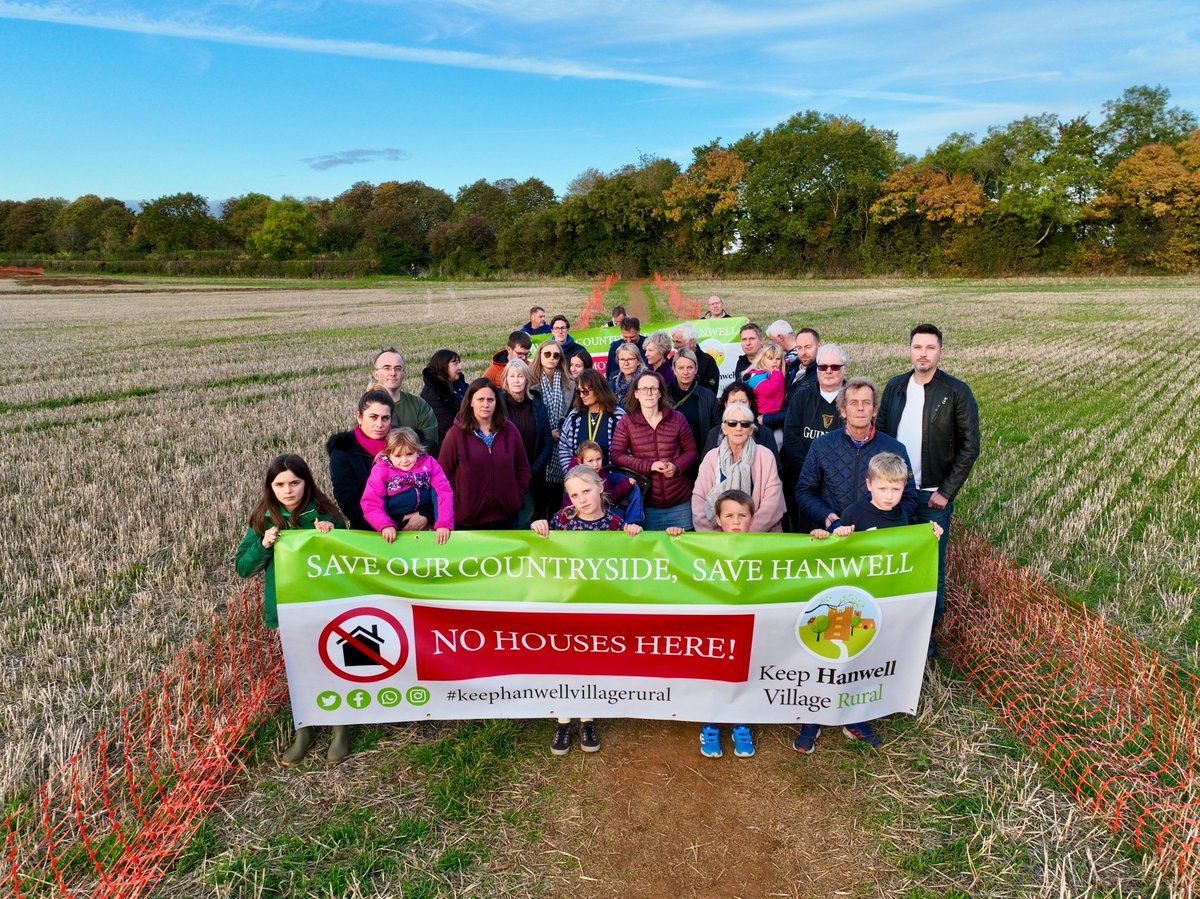 1/2 Keep Hanwell Village Rural Action Group supports the amendment put forward by #theresavilliers MP. We strongly oppose the five year #housing land supply which is an arbitrary national target that tilts the balance in favour of developers    #banbury