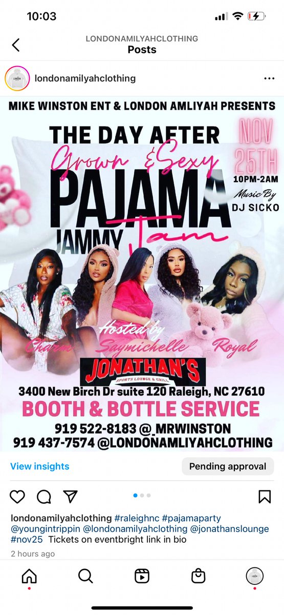 KrownROYAL2418's tweet photo. This Friday night #RaleighNC #nov25 #pajamaparty https://t.co/bQPykdM9j7