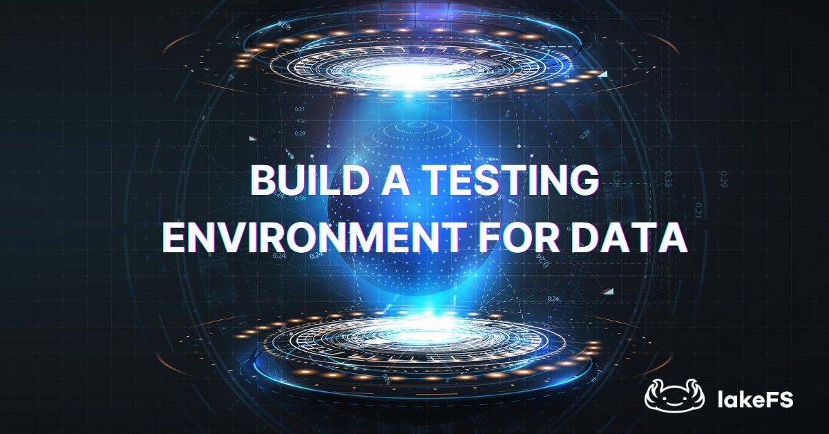 Copying data, manually updating configuration, and creating alternative paths to run tested pipelines in parallel to production is time-consuming and error-prone. Check out our tutorial on how to build an isolated testing environment for data with lakeFS. lakefs.io/blog/data-test…