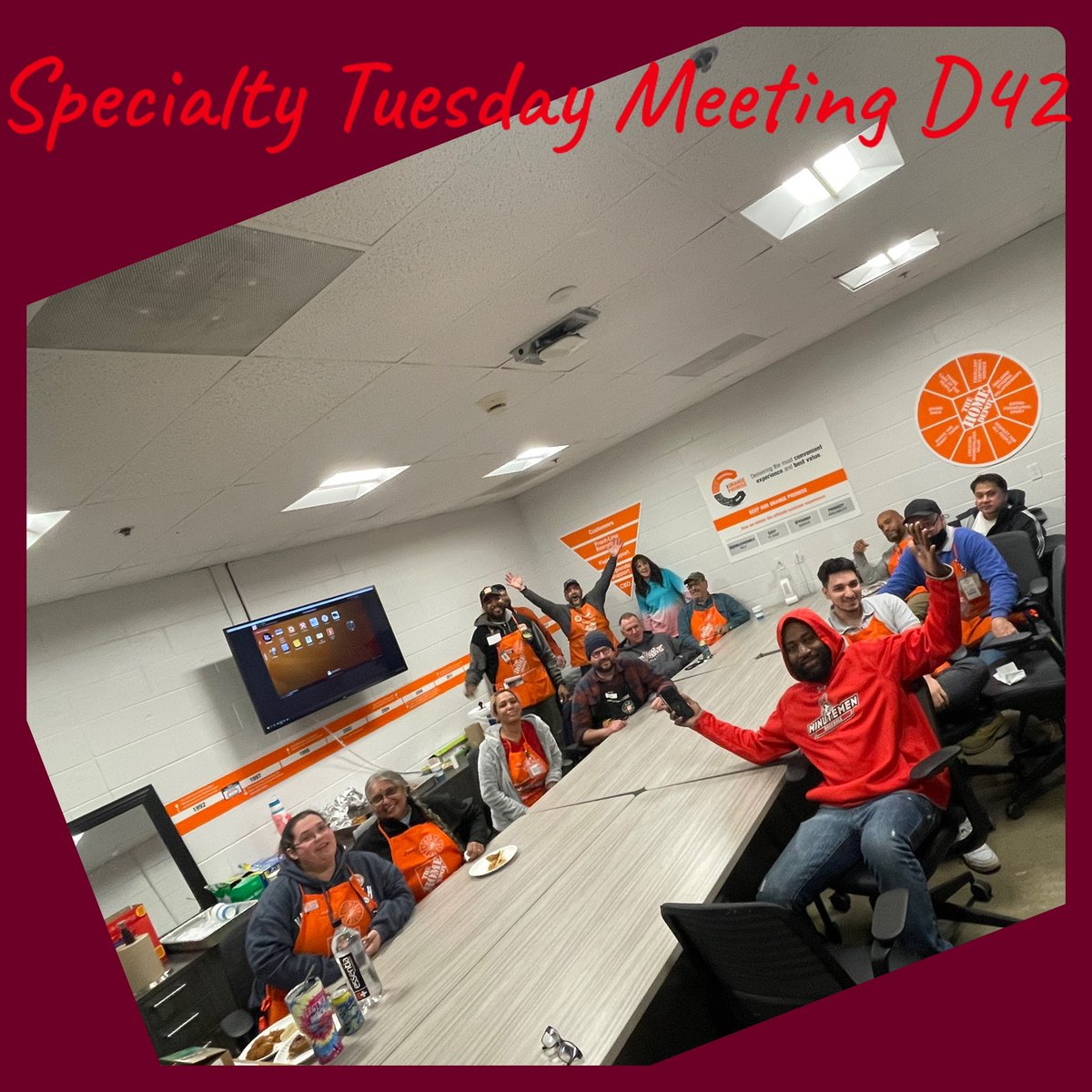 Danny R Williams Jr (@dw3099) on Twitter photo Specialty Tuesday meeting store 0921 DOTW D42meeting with my amazing 🤩 team celebrating and recognizing my team <a href="/matthewgeiger23/">Matthew Geiger</a> <a href="/Dkauffmann1281/">Dennis kauffmann</a> <a href="/TaiwanParrish/">Taiwan</a> <a href="/JennNJM/">Jenn Hardy</a> <a href="/SilvaniAmber/">Amber Silvani</a> <a href="/jules09211/">jules0921</a> <a href="/Jorge12THD/">Jorge Barrera</a> Specialty Tuesday meeting store 0921 DOTW D42meeting with my amazing 🤩 team celebrating and recognizing my team <a href="/matthewgeiger23/">Matthew Geiger</a> <a href="/Dkauffmann1281/">Dennis kauffmann</a> <a href="/TaiwanParrish/">Taiwan</a> <a href="/JennNJM/">Jenn Hardy</a> <a href="/SilvaniAmber/">Amber Silvani</a> <a href="/jules09211/">jules0921</a> <a href="/Jorge12THD/">Jorge Barrera</a>