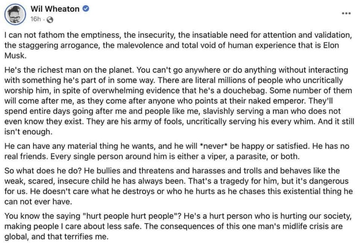 DaughtersofIsis's tweet image. Ty Wil Wheaton.