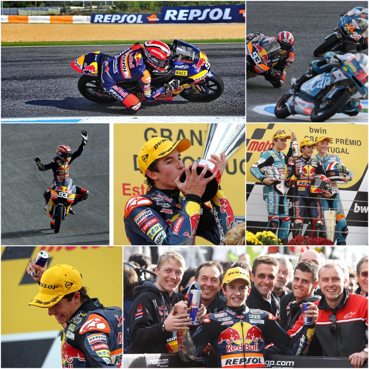 ValeriaCir78's tweet photo. 🗣️ @marcmarquez93 :
"Mi objetivo era ganar la carrera..
Encima de la moto la última decisión es tuya.
Es ahí donde tienes que seguir tu instinto"
Uno para todos, todos para uno
Estoril 2010 🥇
#MM93 || #STRON93R #MarcReturns https://t.co/7rejtmKVHg