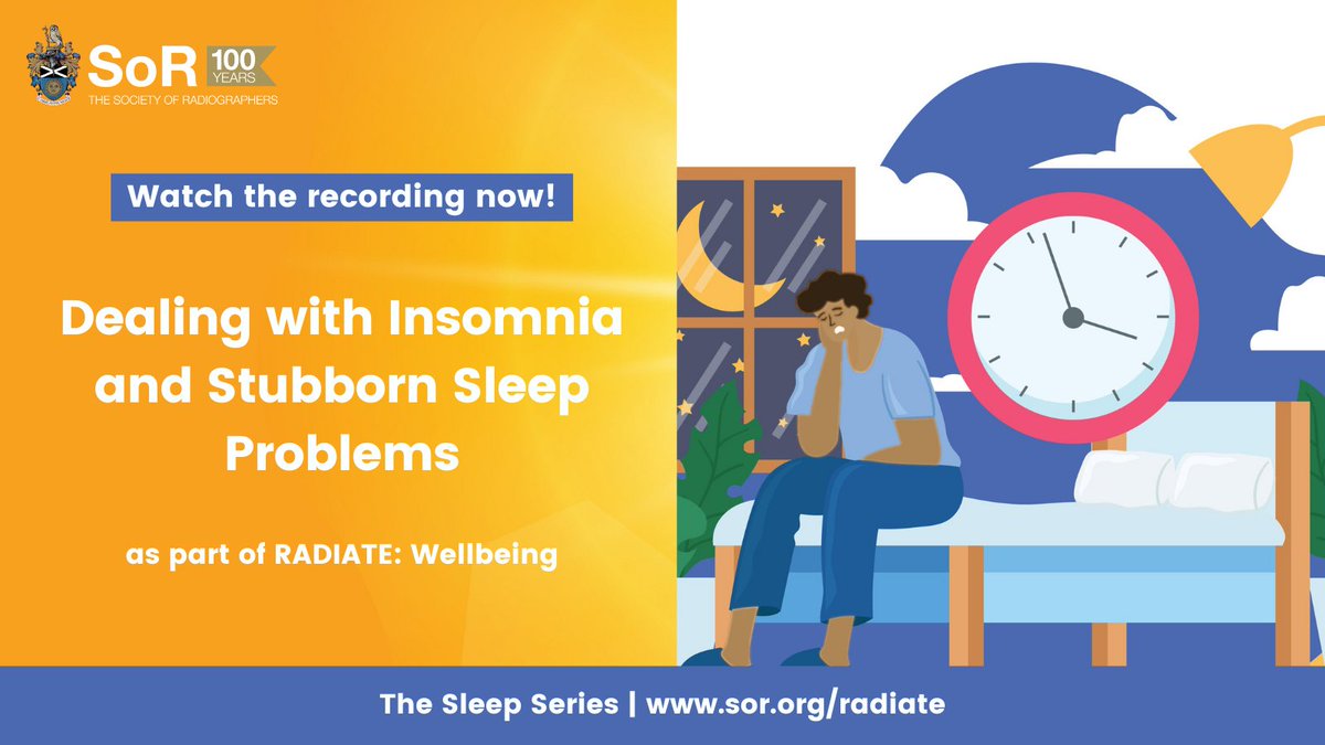 Did you miss the final session of #TheSleepSeries last night? <a href="/SCoRMembers/">SCoR Members</a> watch the recording via the #radiatewellbeing hub 👉 bit.ly/sor-radiate