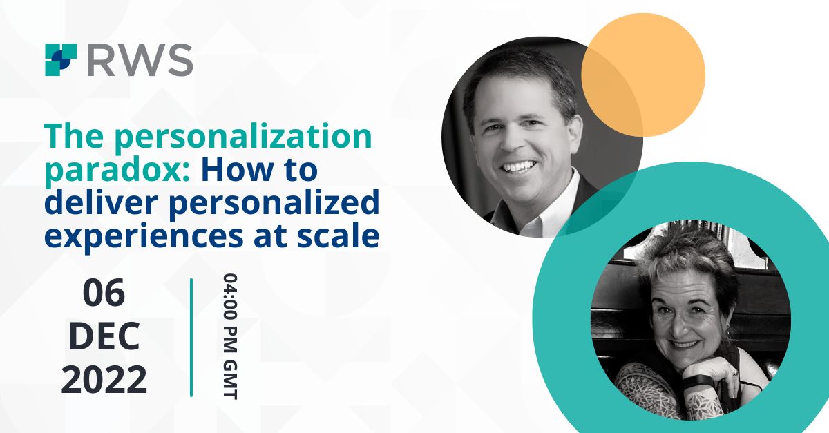 RWSGroup's tweet image. [Webinar] Join us to discuss the personalization paradox on 6 December 2022.

Book your spot now: hubs.ly/Q01t2dH40

#ContentPersonalization #CustomerExperience #CX #CustomerExperiencePersonalization #PersonalizedContent