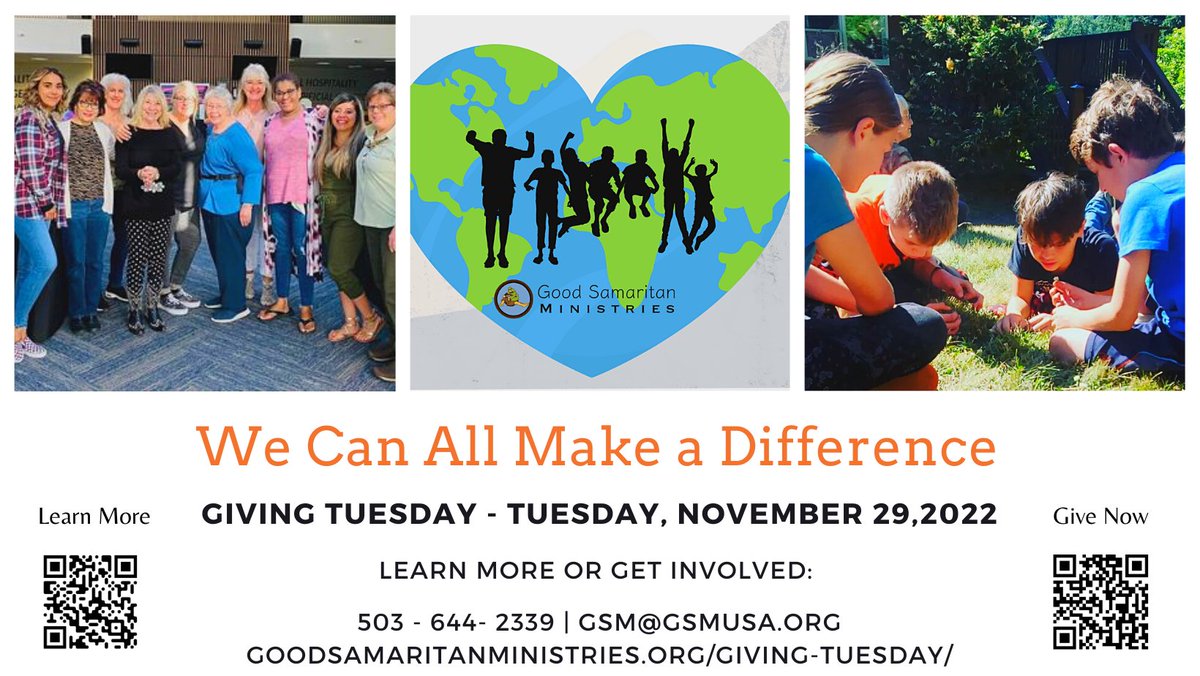 GoodSamMin's tweet image. Things are Better when We're Together:) Join us in supporting GSM on Giving Tuesday, November 29 - Visit gsmusa.org to learn more. mailchi.mp/gsmusa.org/bet…