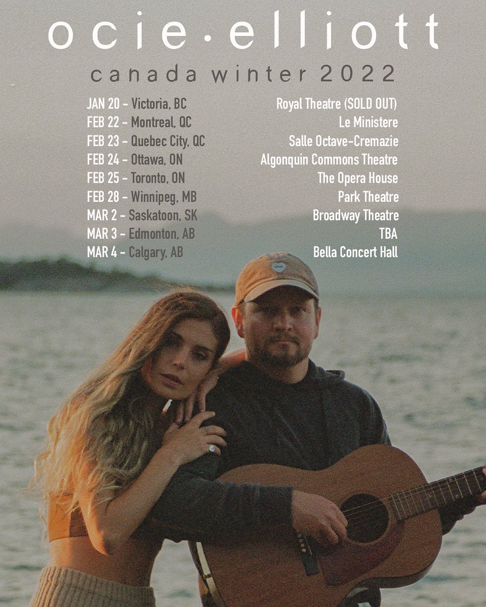 CANADA! Very happy to announce that we will be doing some headlining shows this winter!! Tickets on sale Friday at 10AM EST (**except Quebec City, on sale Dec. 2nd and Edmonton, on sale Jan. 3rd!!) See you soon ❄️