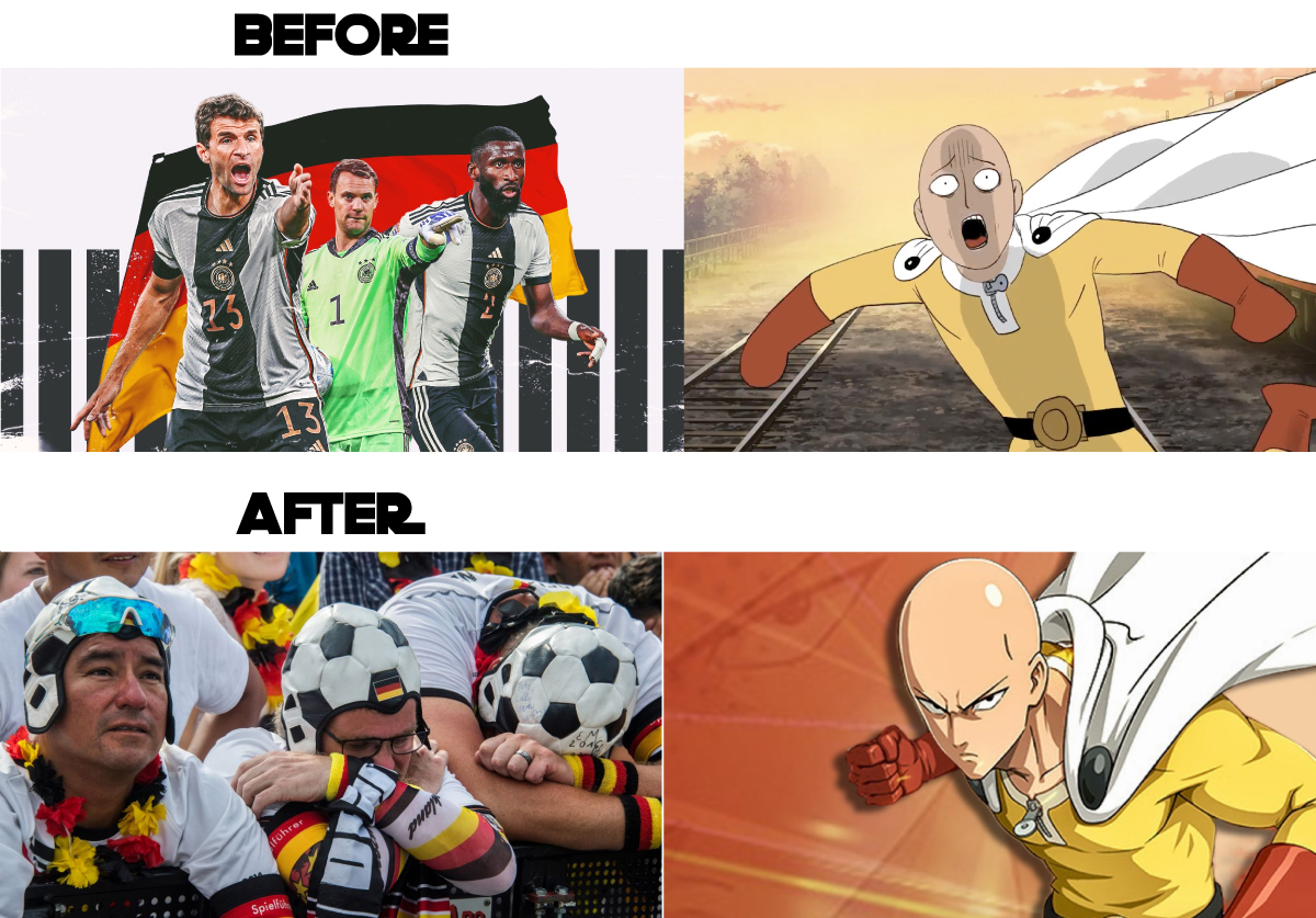 ErnestLusambu's tweet photo. How Japan has man-handled the German team.
#GERJPN #FIFAWorldCup https://t.co/Lpza1cuIdt