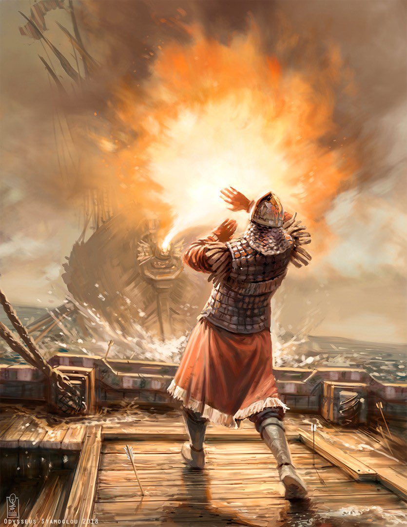 Did you know the first flamethrower was invented in the Byzantine Empire?

A short thread on the won...