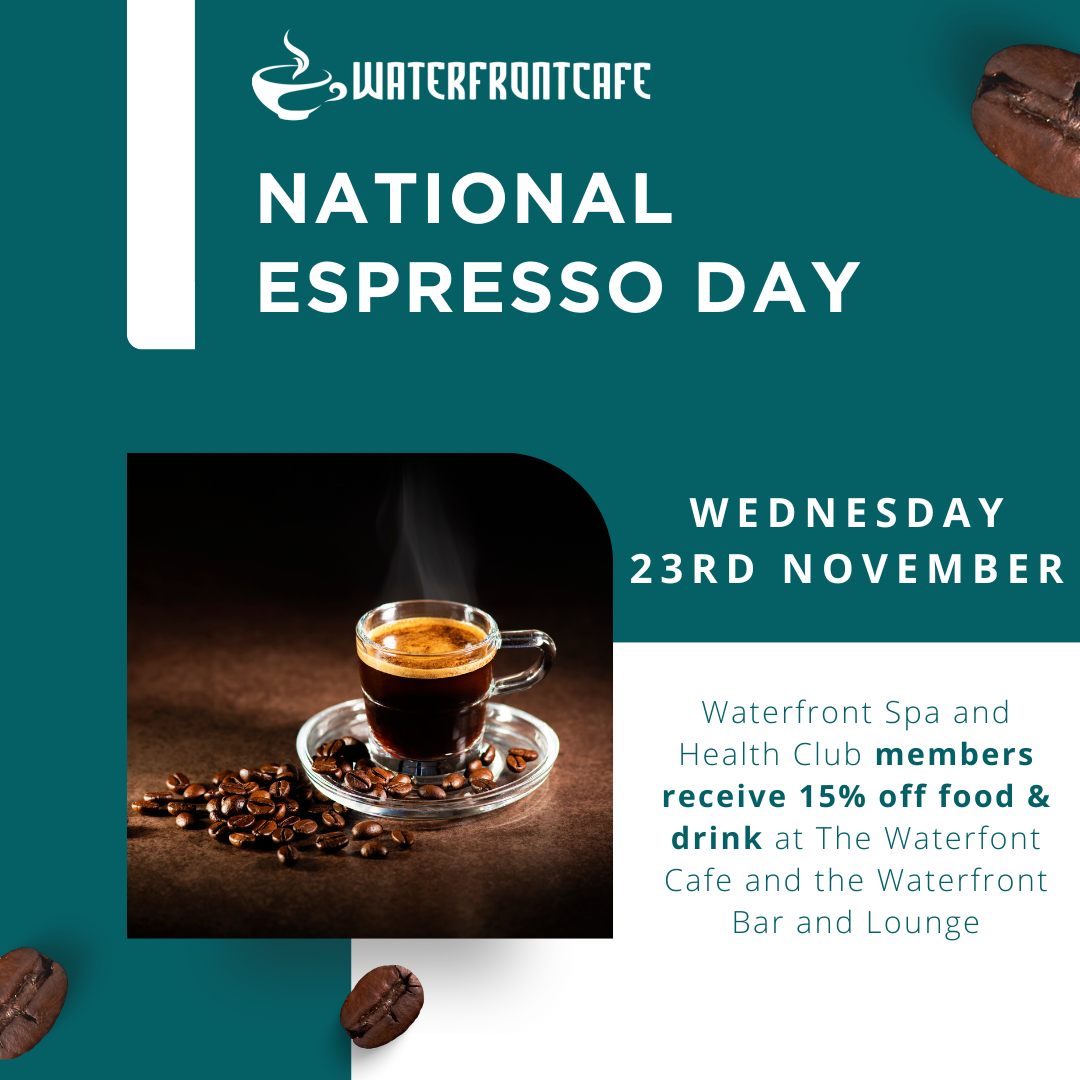 W4terfront_spa's tweet photo. Happy #NationalEspressoDay☕️. 

We can’t espresso how much we love the coffee in The Waterfront Cafe upstairs! Members receive 15% off all year round! 🙏🏼 

#CoffeeLovers #Coffee #Dover https://t.co/haDJ0VHPiV