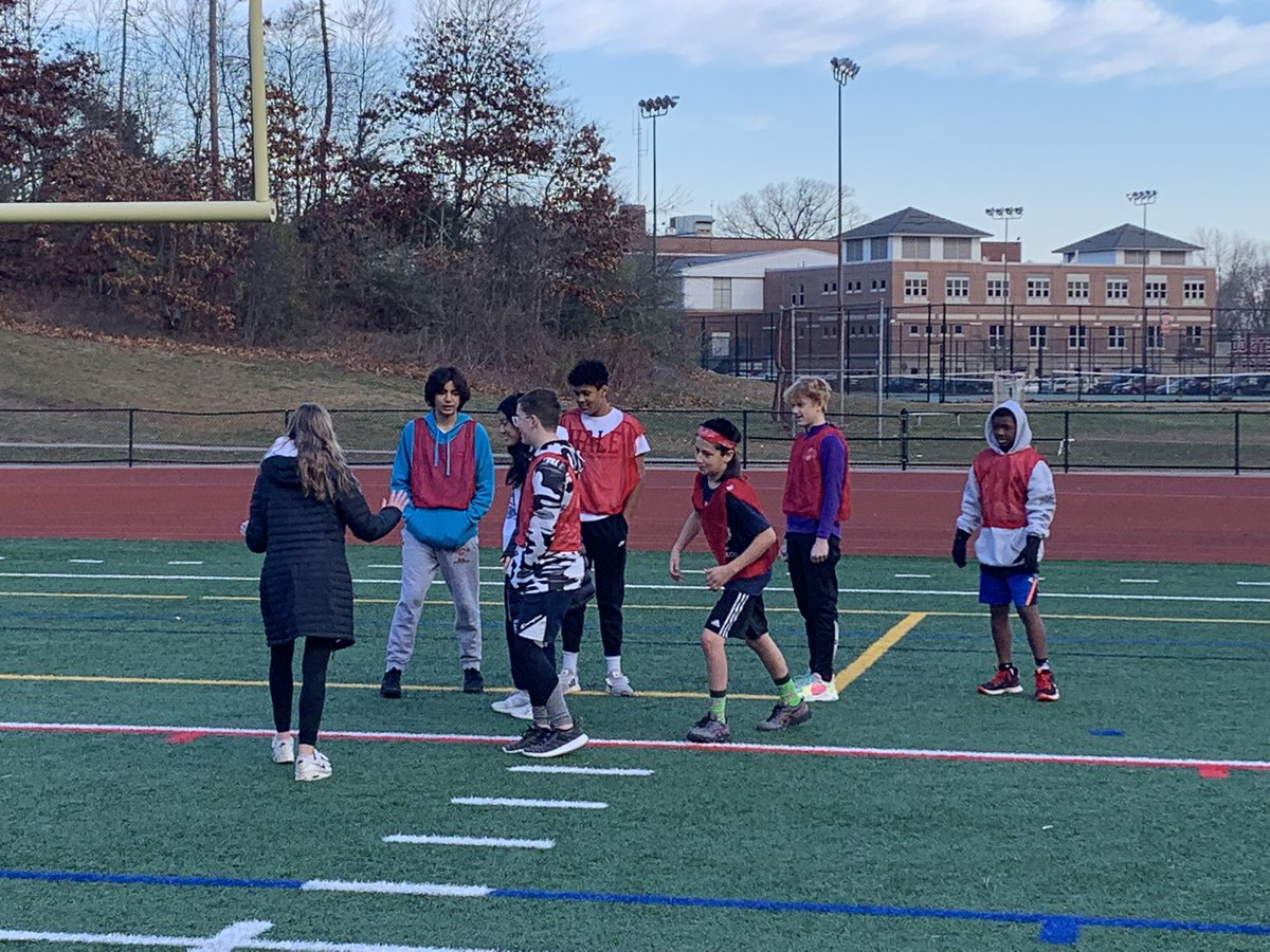 Pre-Turkey Trot pep talks. Thank you WHS athletes for assisting us again this year!