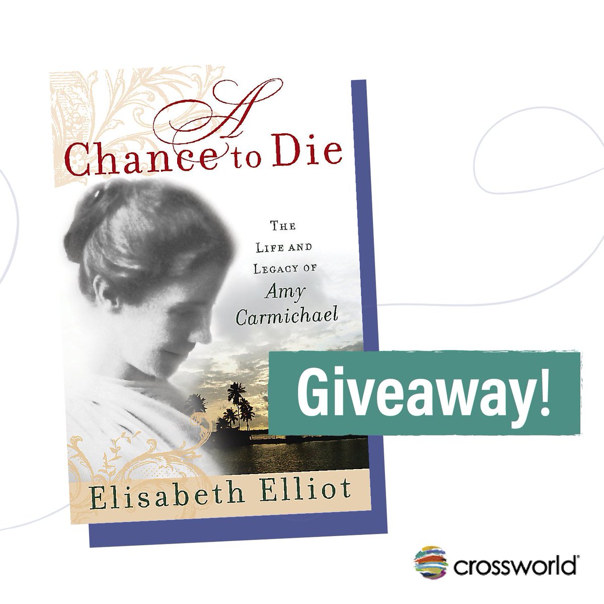 GIVEAWAY! We're giving away one of our favorite missionary biographies — A Chance to Die: the Life and Legacy of Amy Carmichael. Like, comment, and share for a chance to win a copy! 
#noleastreached #thegreatcommission #allprofessions1mission #giveaway #marketplacemissionary