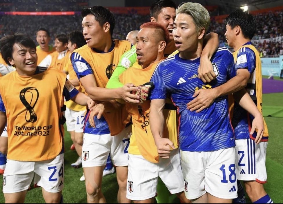 _JorgeV__'s tweet photo. Segundo triunfo de Japón a Alemania en un mundial, el primero fue con goles de Tom, Steve Hyuga y Oliver Atom. 

Si señores un equipo de azul le puede ganar a uno de blanco 👀 https://t.co/VmqwN1KvRQ