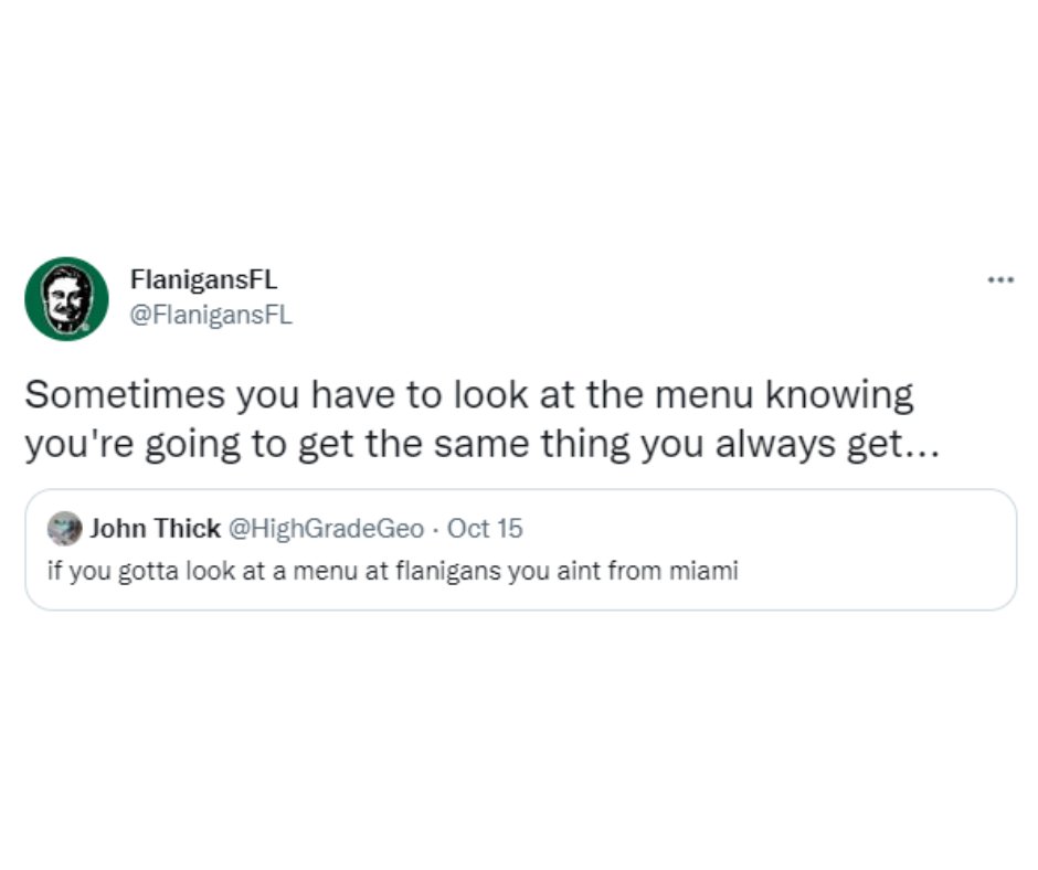 We see you flipping through the menu pretending to read it.