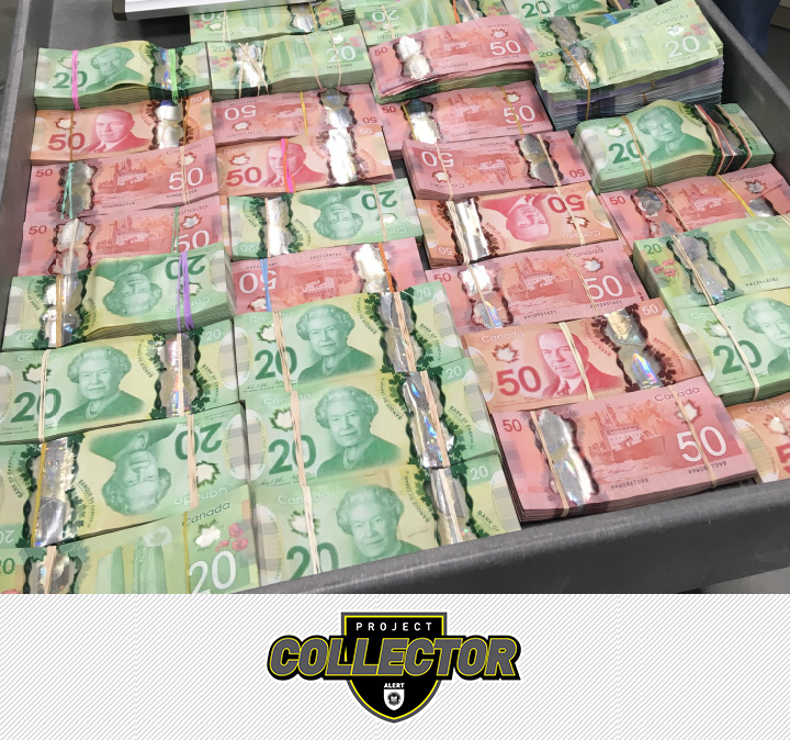 Project Collector, an unprecedented 3 year financial crime investigation between ALERT Calgary’s financial crime team and RCMP Federal Serious and Organized Crime, has dismantled a professional money laundering organization, working with some of Canada’s largest crime groups.