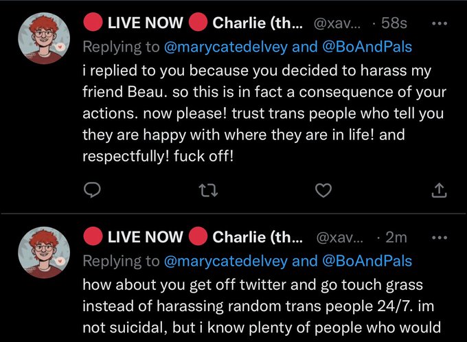 Oh noooo &ldquo;consequences,&rdquo; what ever will I do now without that angry non-binary lady yelling at me 😂 https://t<a href="/tag/ewww"class="tags"><span>#ewww</span></a><a href="/tag/incels"class="tags"><span>#incels</span></a><a href="/tag/transwomenareconmen"class="tags"><span>#transwomenareconmen</span></a><a href="/tag/transwome"class="tags"><span>#transwome</span></a>