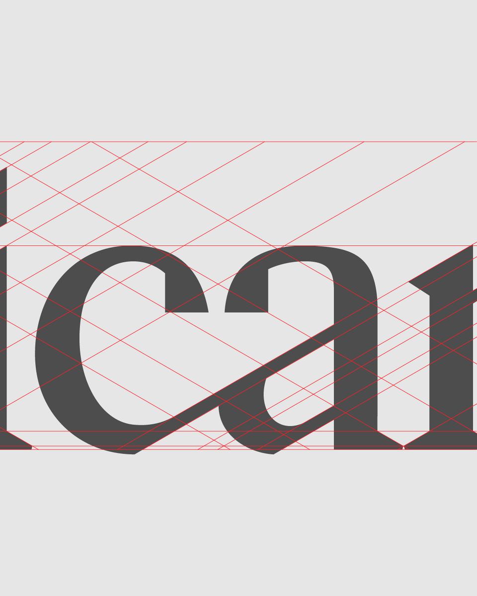 WeAreSmall's tweet photo. Trabajo de identidad visual realizado para @Vinos_ALICANTE  Os mostramos la retícula de construcción. Se trata de una tipografía diseñada a medida para este logo, compuesta por diagonales con ángulos de 30°que nos ayudan a darle ritmo, armonía y un poquito de... Rock &amp; Roll. https://t.co/wtIDEhG2rv
