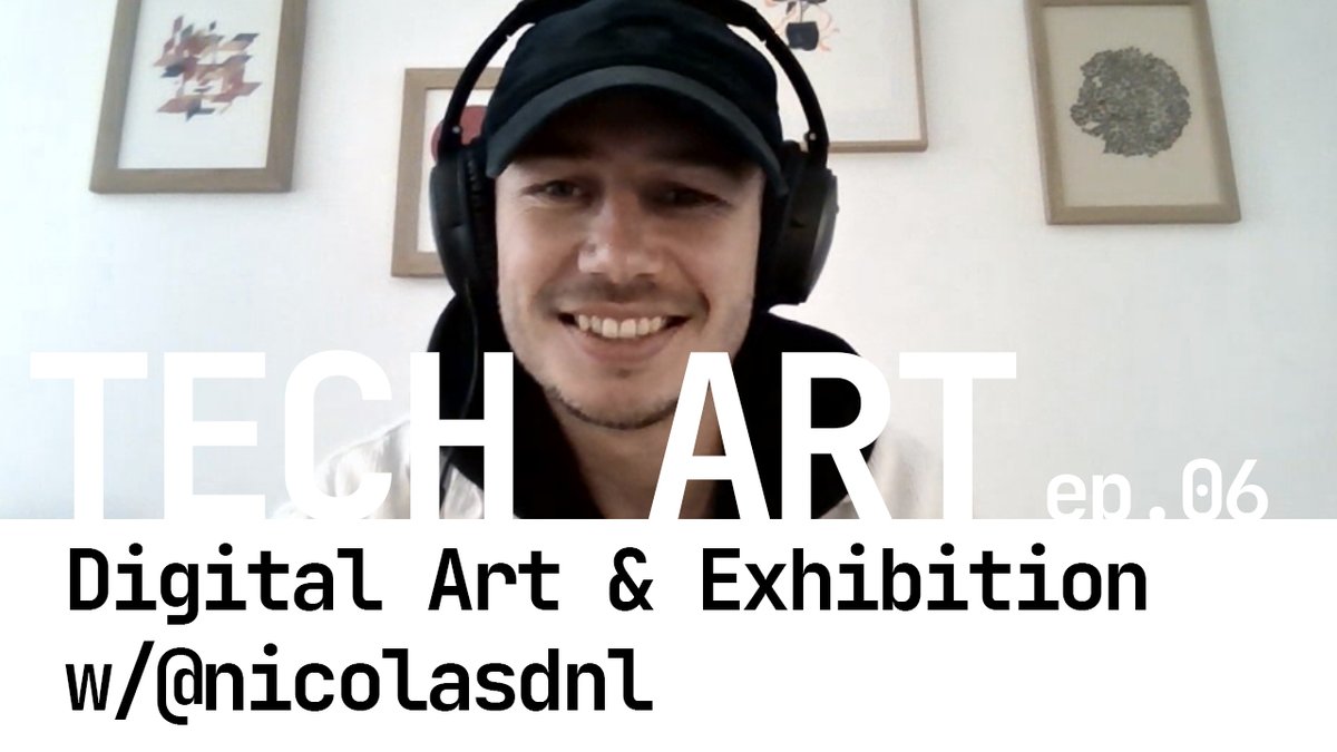 TechArtPodcast's tweet photo. Interview demain a 13h avec @nicolasdnl , retour sur son parcours, sa vision d'artiste et les coulisses de  https://t.co/KK8bGXtRfQ ! https://t.co/BwZ5s4q4on