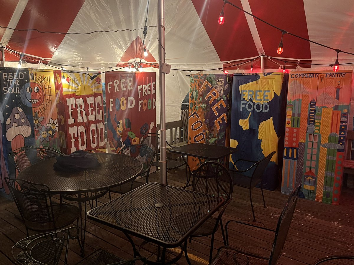 One weekend 10 #CommunityPantries! Thanks to all the artist and their helpers who got it done!  #MutualAid #SolidarityNotCharity #ForwardIndiana #Indiana