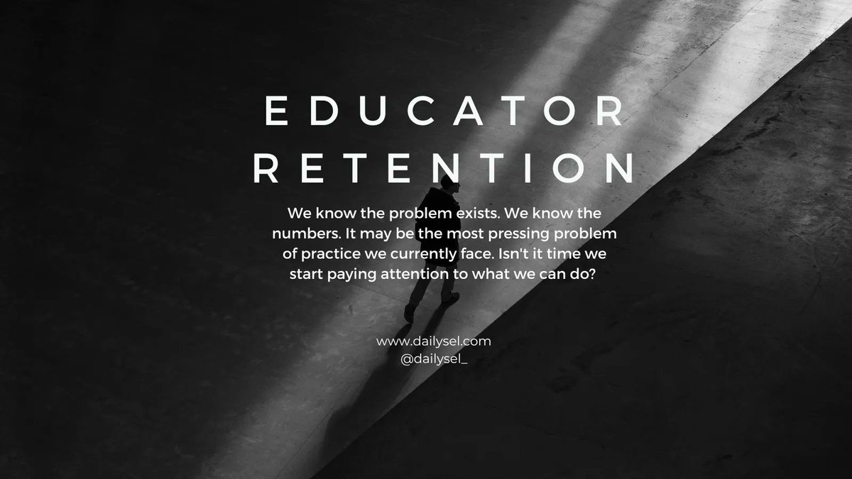 dailySEL_'s tweet photo. "Retaining our educators requires the intention to analyze working conditions and necessary supports. See how we can help you do this at https://t.co/NcKKp22toO
#DailySEL #educator retention #edleaders #LeadershipDevelopment  @Princoach81 @randybw15 https://t.co/mLE8D5vyk9