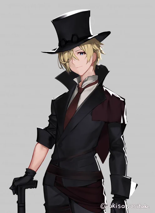 オリジナル 途中スチームパンク衣装になっていく予定#TRPG 