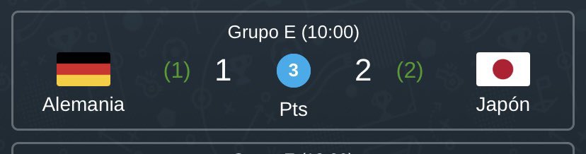 jjoacoarrieta's tweet photo. Ana F. se hizo viral por solo el 6-2, yo emboqué el mismo y ahora el 2-1 de Japón. Twitter haz lo tuyo😅 https://t.co/u9eoLnIuVj