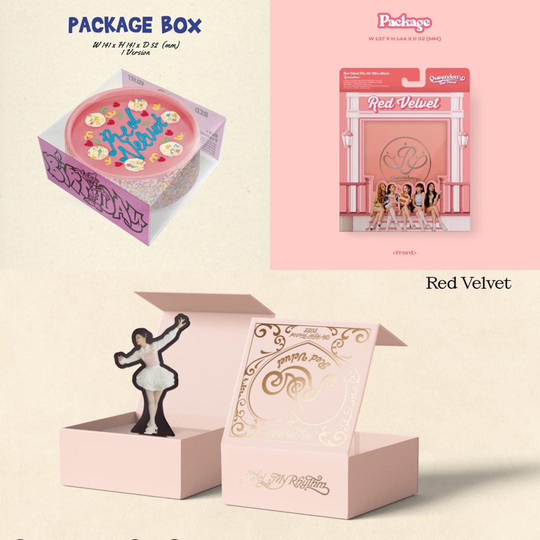 yerimielovebot's tweet photo. red velvet always having the most creative album packaging https://t.co/MSPMWZ1yG5