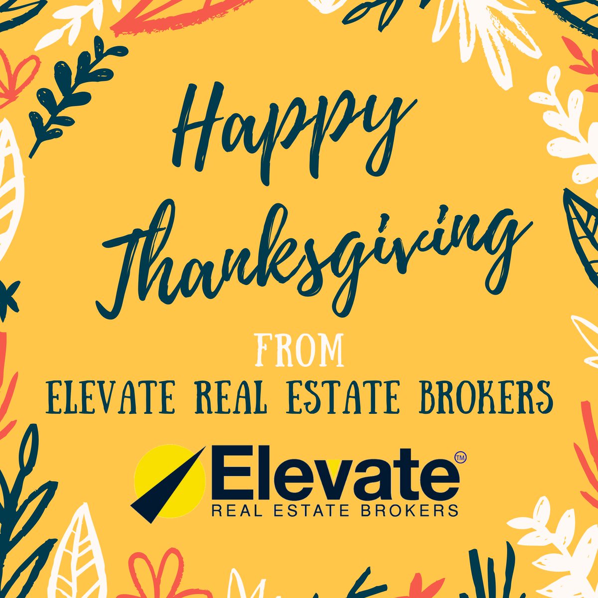 ElevateBrokers's tweet photo. A thankful heart is the parent of all virtues. This Thanksgiving, may you give thanks for everything you are blessed with. Happy #Thanksgiving! - From Our Elevate Family To Yours

#thanksgiving2022 #florida #realestate https://t.co/ZuGwI2omUR