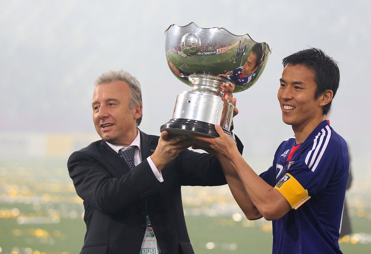 FIFAWorldCup's tweet photo. ✅ 2011 - @afcasiancup winners 
✅ 2022 - One of the biggest wins in their history

🏠📍Khalifa International Stadium must feel like a second home for @jfa_samuraiblue https://t.co/Qr2xNIrQZb