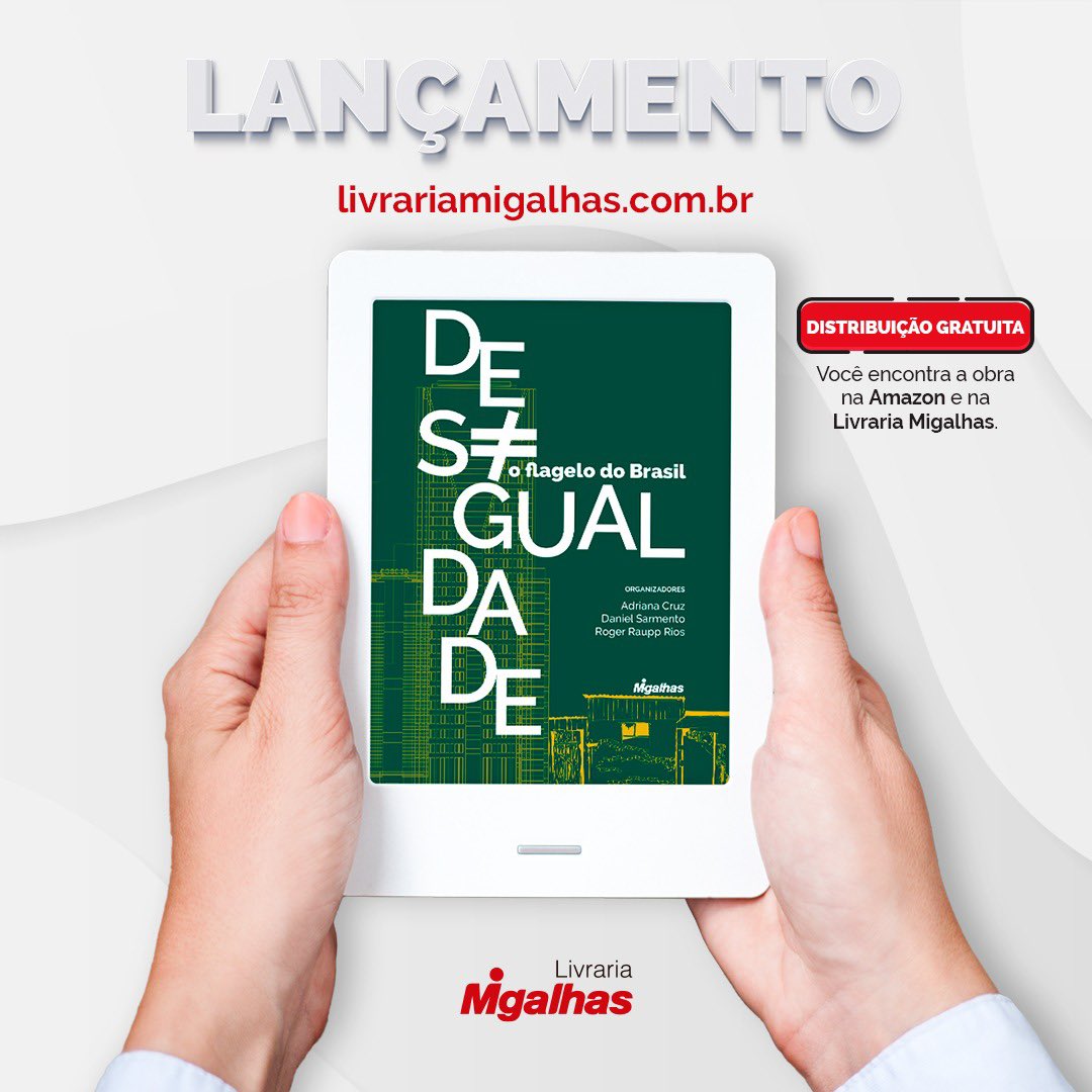 Saindo do forno!
Livro que organizei com os queridos Daniel Sarmento e Roger Raupp Rios.
E-book gratuito pela Amazon ou pelo email:livraria@migalhas.com.br