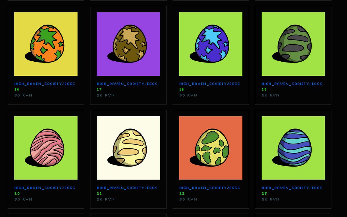 Few eggs are still available in Mellori mellori.io/explore 

#RVN #RVNART #RVNartist