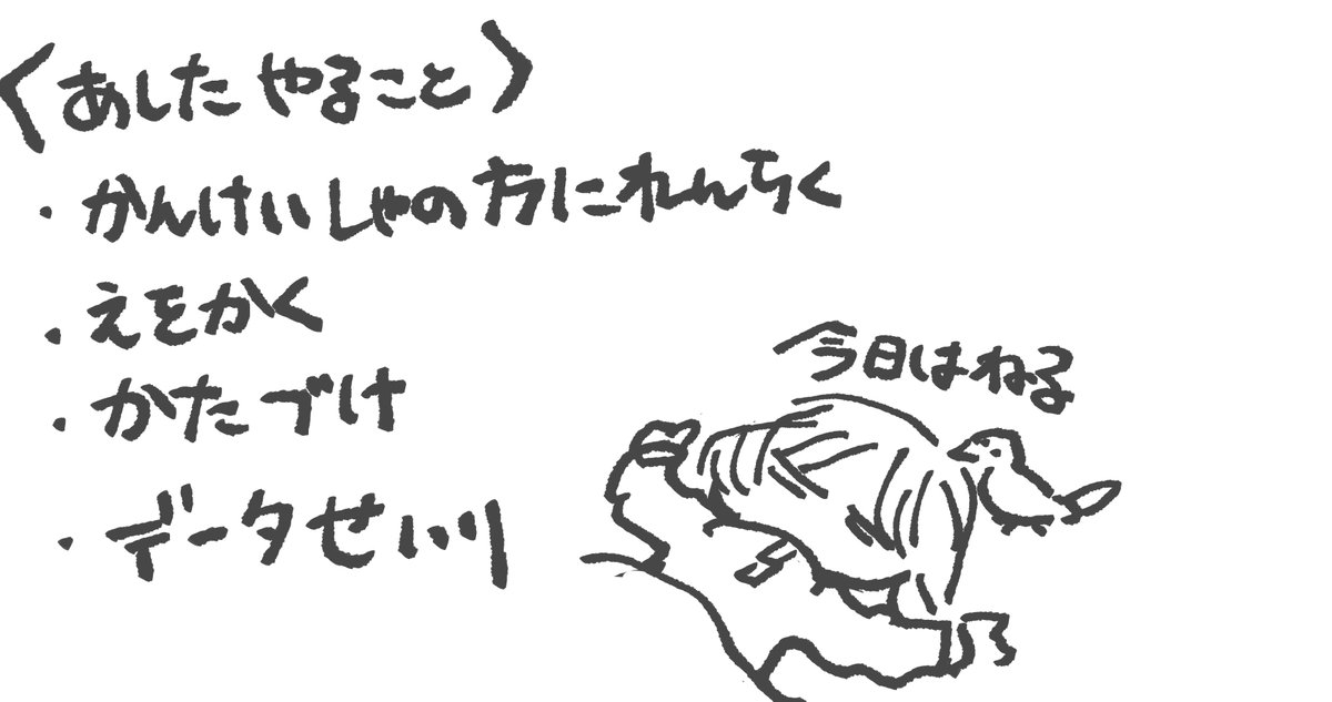 日記とやること 