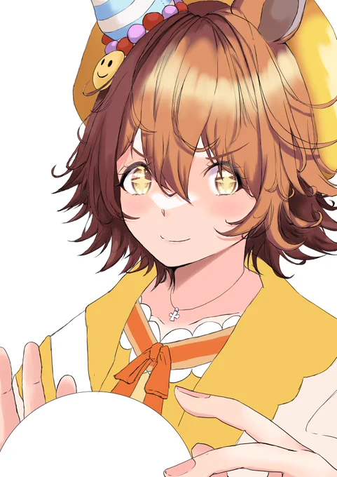 途中フクちゃん。 