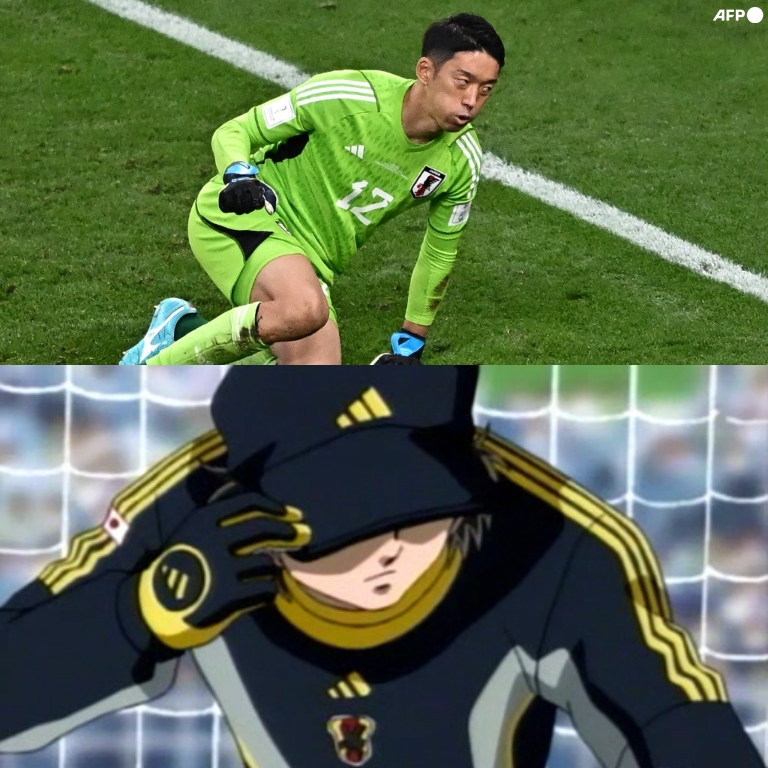 InvictosSomos's tweet photo. Se llama Shūichi Gonda, pero también pueden decirle Benji Price. Una locura lo que atajó hoy contra Alemania. FIGURA. https://t.co/hzfDTYe4vd