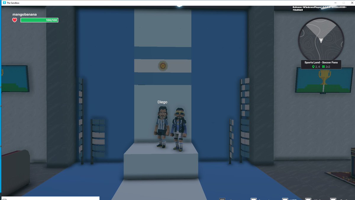bababa7518's tweet photo. @TheSandboxGame @hermitcrabgame Bringing my A game in Sports Land Stadium @hermitcrabgame ⚽ https://t.co/6P4i7KEjiV