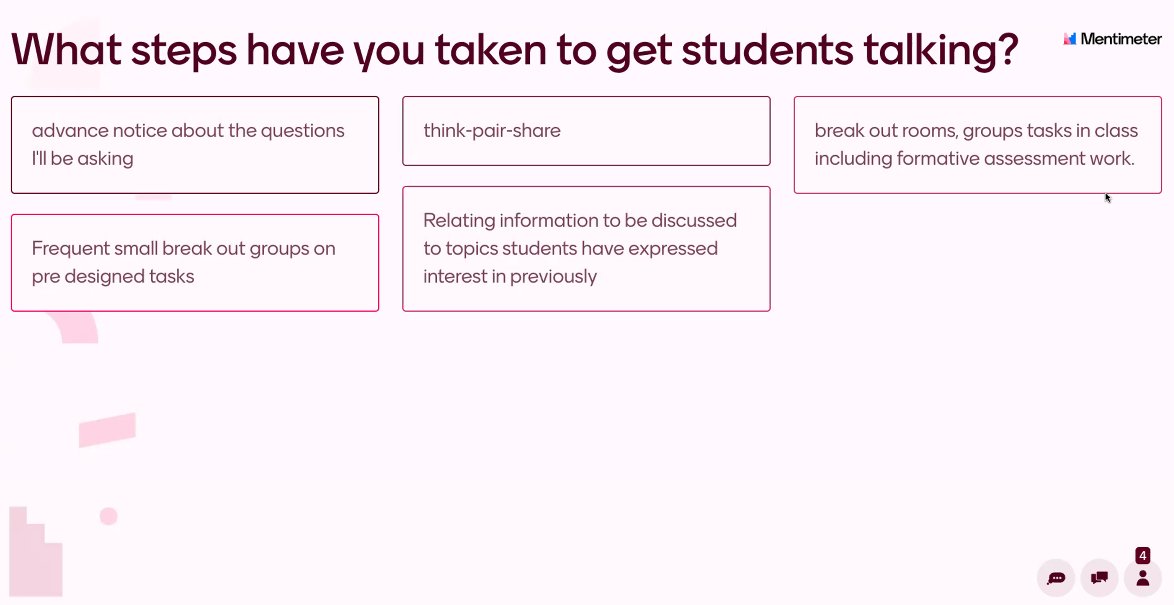 talis's tweet photo. We have some really interesting responses from our #TLCR22 audience in our session with @matt__weldon ! https://t.co/rpqf2oQcQ6
