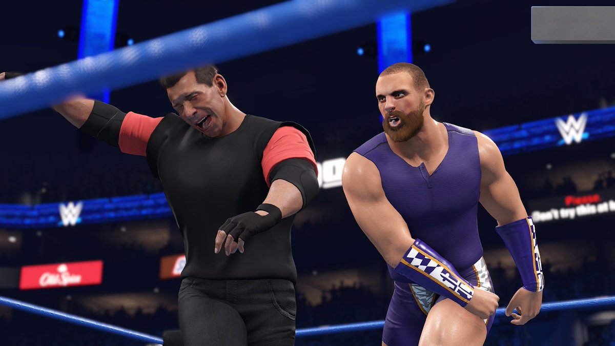 FrewniverseRAW's tweet photo. @WhatsTheStatus This was my attempt at a Mojo Rawley for my Universe Mode. It should be on CC under FREWNIVERSE. Would be cool to have him with the voiced taunts even if I have to remake him. https://t.co/SHoFqhnqdn