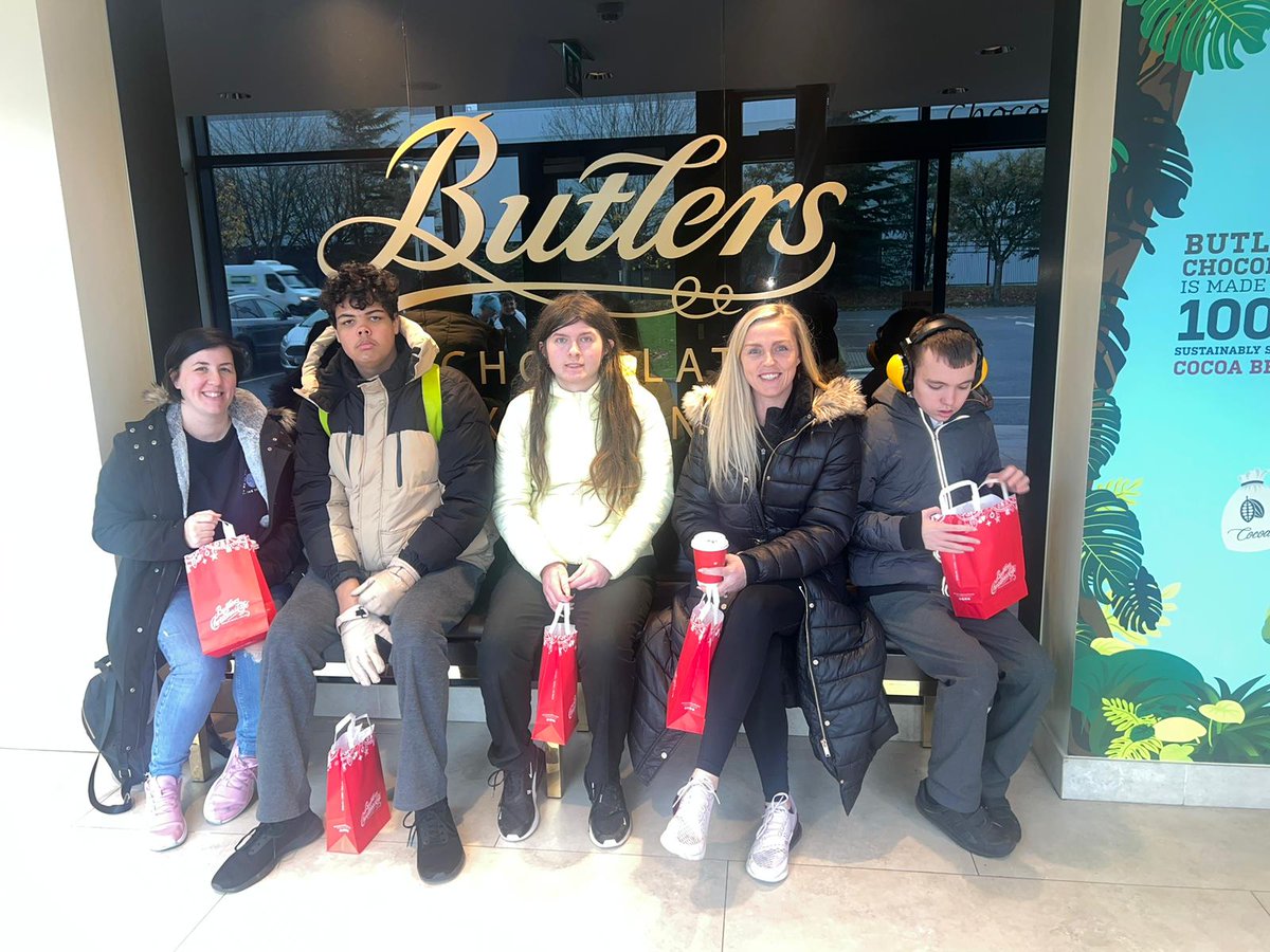 SuzanneMcV's tweet photo. Yesterday we were invited to @ButlersChocs factory with 1st and 6th years. A lot of chocolate was consumed, and great fun was had #Schooltrip #integration #inclusion @staidanscs https://t.co/BKSvwLM5wO